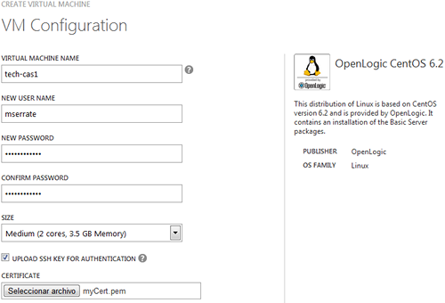 Create VM